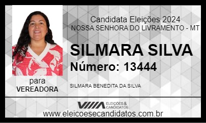 Candidato SILMARA SILVA 2024 - NOSSA SENHORA DO LIVRAMENTO - Eleições