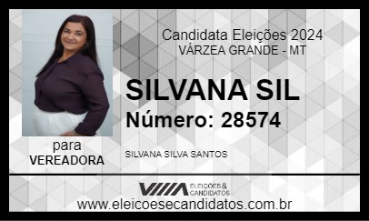 Candidato SILVANA SIL 2024 - VÁRZEA GRANDE - Eleições