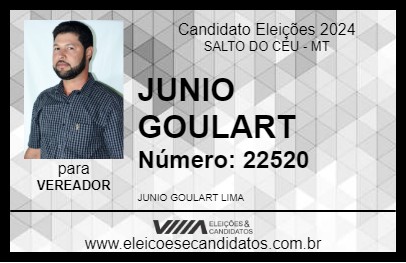 Candidato JUNIO GOULART 2024 - SALTO DO CÉU - Eleições