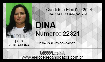 Candidato DINA 2024 - BARRA DO GARÇAS - Eleições