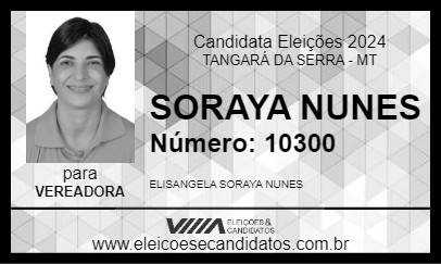 Candidato SORAYA NUNES 2024 - TANGARÁ DA SERRA - Eleições