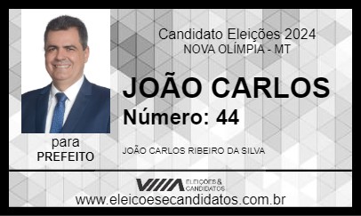 Candidato JOÃO CARLOS 2024 - NOVA OLÍMPIA - Eleições