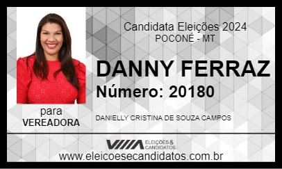 Candidato DANNY FERRAZ 2024 - POCONÉ - Eleições