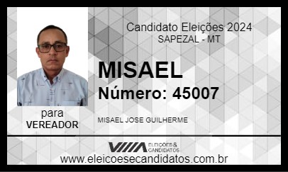 Candidato MISAEL 2024 - SAPEZAL - Eleições