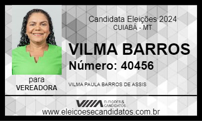 Candidato VILMA BARROS 2024 - CUIABÁ - Eleições