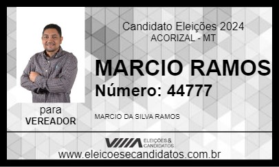 Candidato MARCIO RAMOS 2024 - ACORIZAL - Eleições