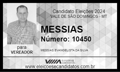 Candidato MESSIAS 2024 - VALE DE SÃO DOMINGOS - Eleições