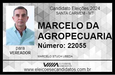 Candidato MARCELO DA AGROPECUARIA 2024 - SANTA CARMEM - Eleições