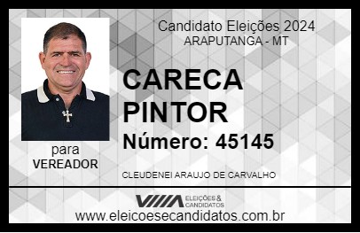 Candidato CARECA PINTOR 2024 - ARAPUTANGA - Eleições