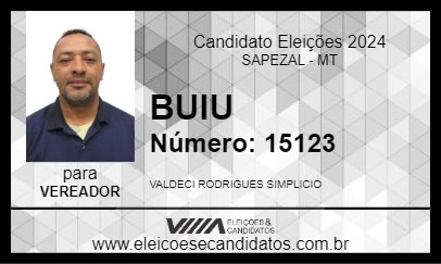 Candidato BUIU 2024 - SAPEZAL - Eleições