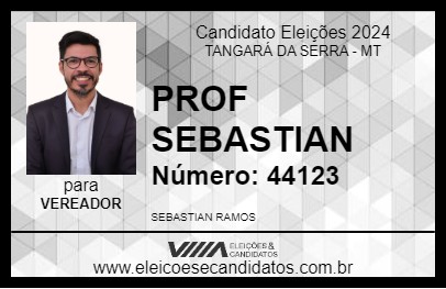 Candidato PROF SEBASTIAN 2024 - TANGARÁ DA SERRA - Eleições