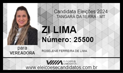 Candidato ZI LIMA 2024 - TANGARÁ DA SERRA - Eleições