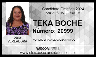 Candidato TEKA BOCHE 2024 - TANGARÁ DA SERRA - Eleições