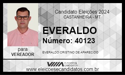 Candidato EVERALDO 2024 - CASTANHEIRA - Eleições