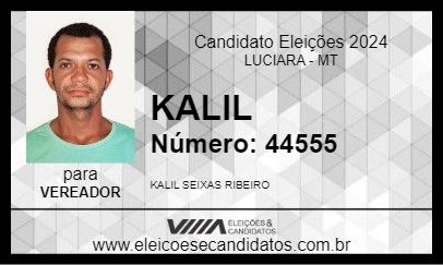 Candidato KALIL 2024 - LUCIARA - Eleições