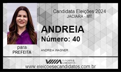 Candidato ANDREIA 2024 - JACIARA - Eleições