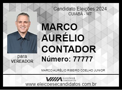 Candidato MARCO AURÉLIO CONTADOR 2024 - CUIABÁ - Eleições