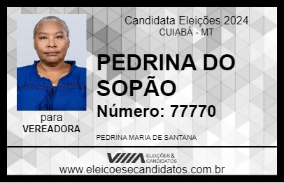 Candidato PEDRINA DO SOPÃO 2024 - CUIABÁ - Eleições