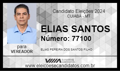 Candidato ELIAS SANTOS 2024 - CUIABÁ - Eleições