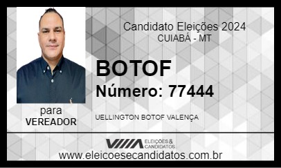 Candidato BOTOF 2024 - CUIABÁ - Eleições