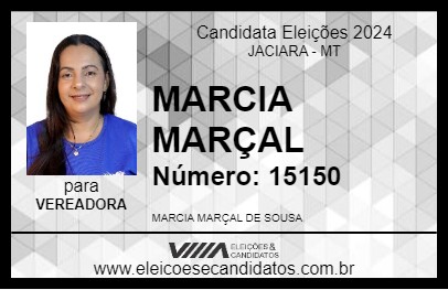 Candidato MARCIA MARÇAL 2024 - JACIARA - Eleições