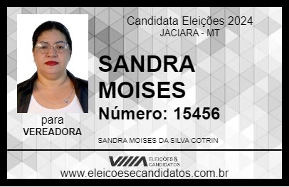 Candidato SANDRA MOISES 2024 - JACIARA - Eleições