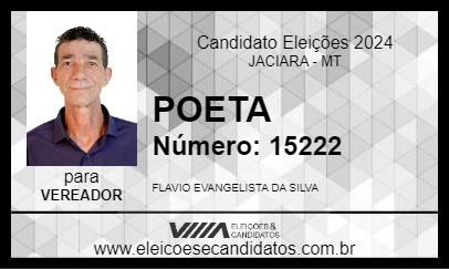 Candidato POETA 2024 - JACIARA - Eleições