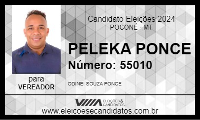 Candidato PELEKA PONCE 2024 - POCONÉ - Eleições