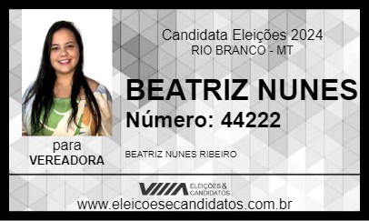 Candidato BEATRIZ NUNES 2024 - RIO BRANCO - Eleições