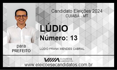 Candidato LÚDIO 2024 - CUIABÁ - Eleições