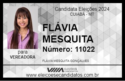 Candidato FLÁVIA MESQUITA 2024 - CUIABÁ - Eleições