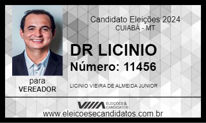 Candidato DR LICINIO 2024 - CUIABÁ - Eleições