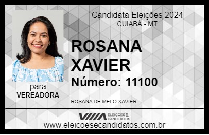 Candidato ROSANA XAVIER 2024 - CUIABÁ - Eleições