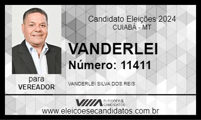 Candidato VANDERLEI 2024 - CUIABÁ - Eleições