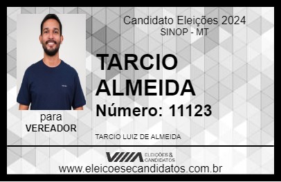 Candidato TARCIO ALMEIDA 2024 - SINOP - Eleições