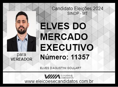 Candidato ELVES DO MERCADO EXECUTIVO 2024 - SINOP - Eleições