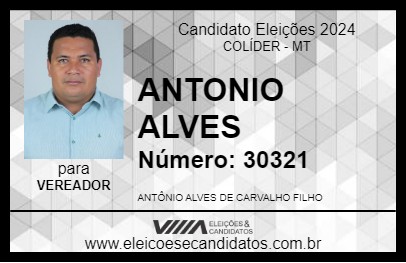 Candidato ANTONIO ALVES 2024 - COLÍDER - Eleições