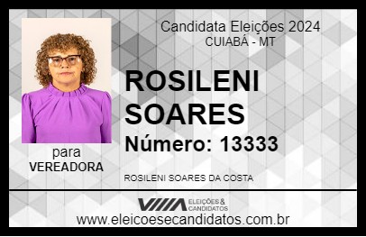 Candidato ROSILENI SOARES 2024 - CUIABÁ - Eleições