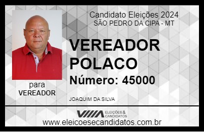 Candidato VEREADOR POLACO 2024 - SÃO PEDRO DA CIPA - Eleições