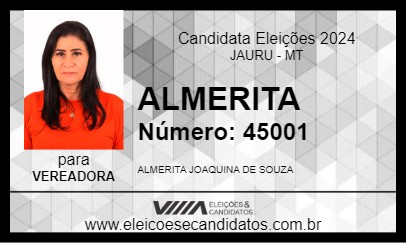 Candidato ALMERITA 2024 - JAURU - Eleições