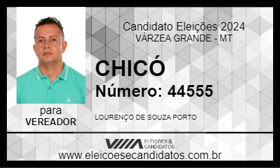 Candidato CHICÓ 2024 - VÁRZEA GRANDE - Eleições