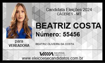 Candidato BEATRIZ COSTA 2024 - CÁCERES - Eleições