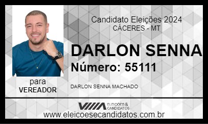 Candidato DARLON SENNA 2024 - CÁCERES - Eleições