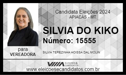 Candidato SILVIA DO KIKO 2024 - APIACÁS - Eleições