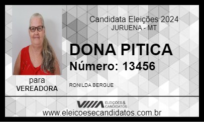 Candidato DONA PITICA 2024 - JURUENA - Eleições