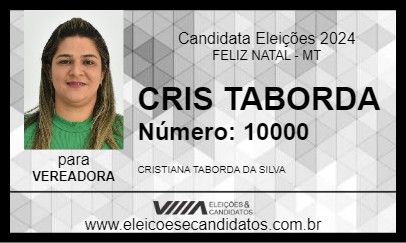 Candidato CRIS TABORDA 2024 - FELIZ NATAL - Eleições