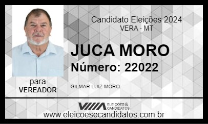 Candidato JUCA MORO 2024 - VERA - Eleições