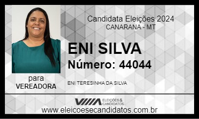 Candidato ENI SILVA 2024 - CANARANA - Eleições