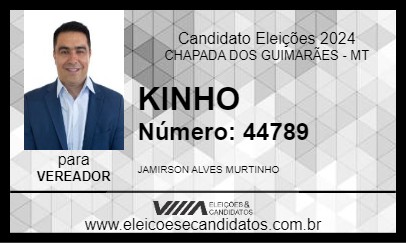 Candidato KINHO 2024 - CHAPADA DOS GUIMARÃES - Eleições