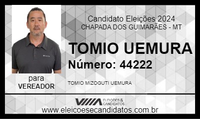 Candidato TOMIO UEMURA 2024 - CHAPADA DOS GUIMARÃES - Eleições